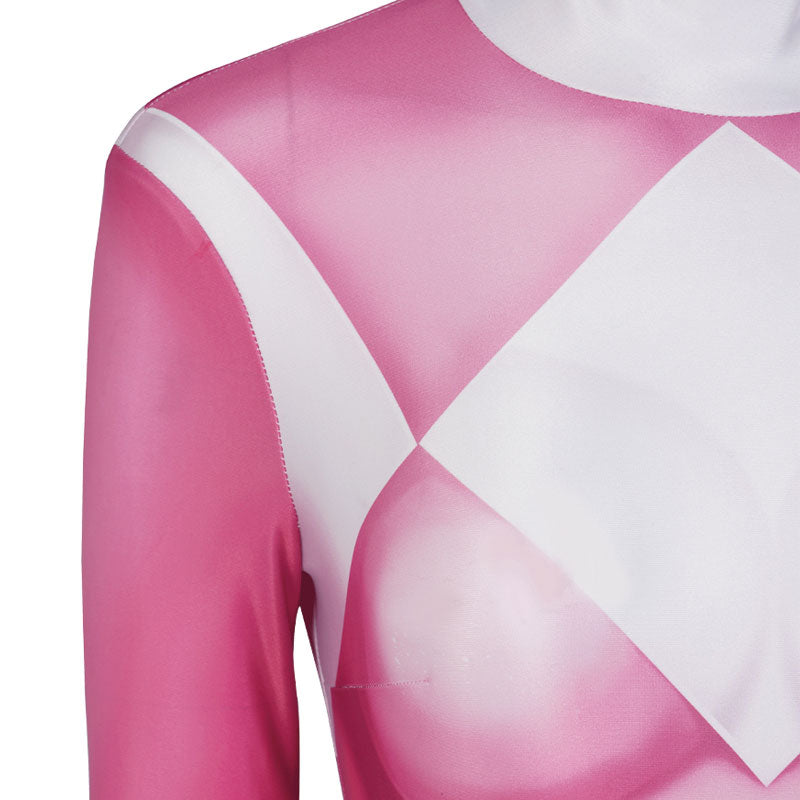 Mighty Morphin Power Rangers Ptera Ranger Pink Ranger Costumes