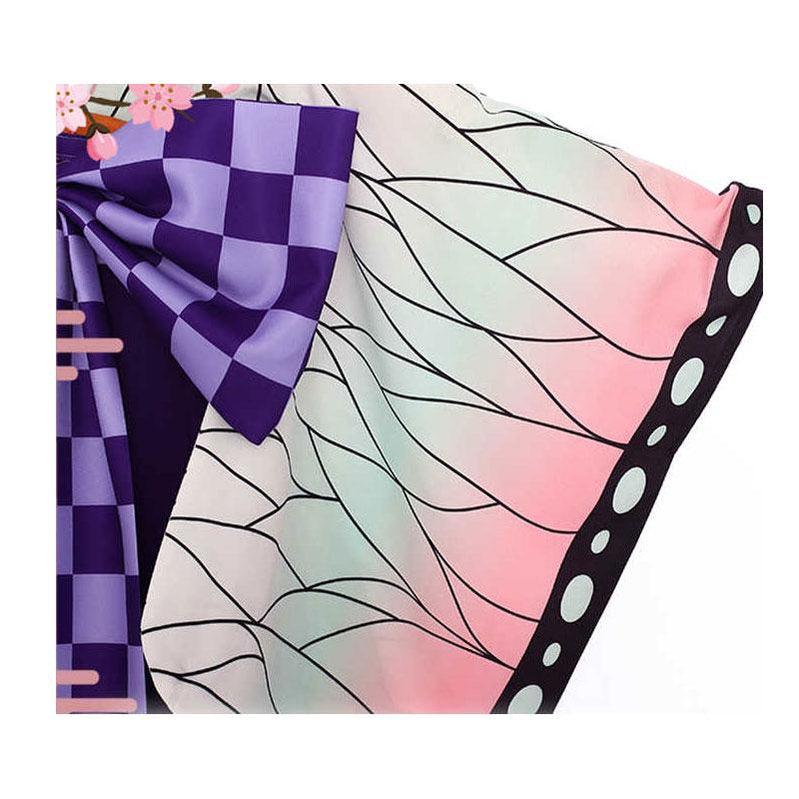 Demon Slayer Kochou Shinobu Kimono Maid Outfit Cosplay Costumes