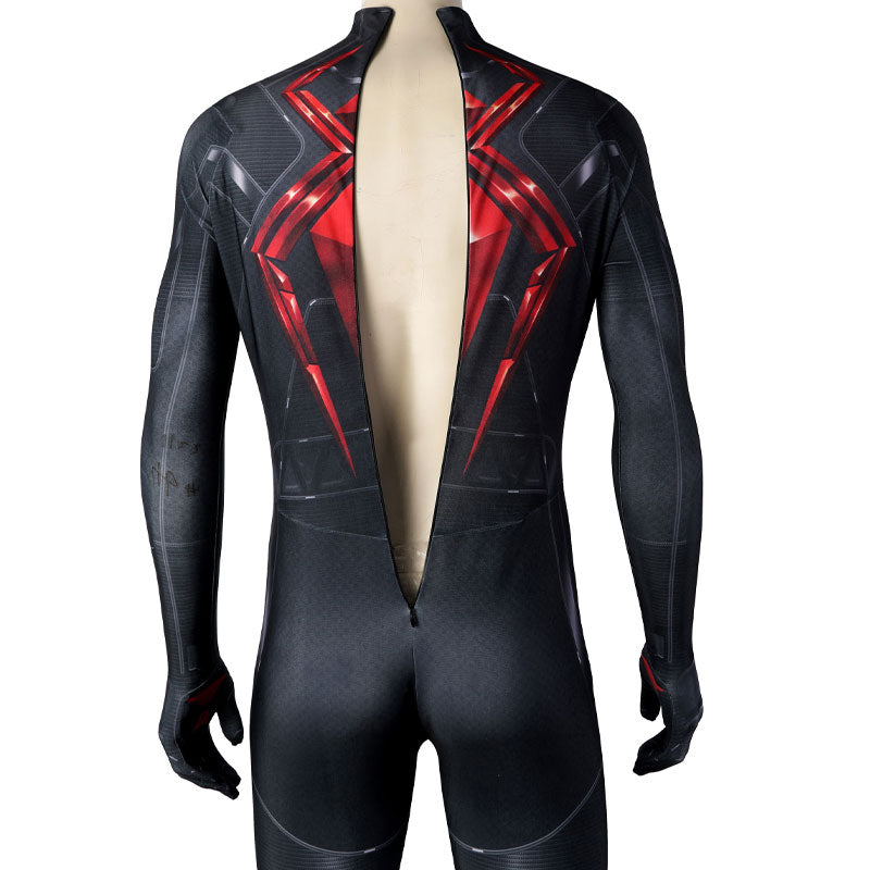 Spider-Man Dark Suit Jumpsuit Cosplay Costumes