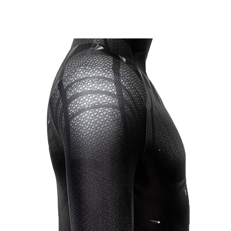 Captain America Civil War Black Panther Kids Jumpsuit with Mask Costume