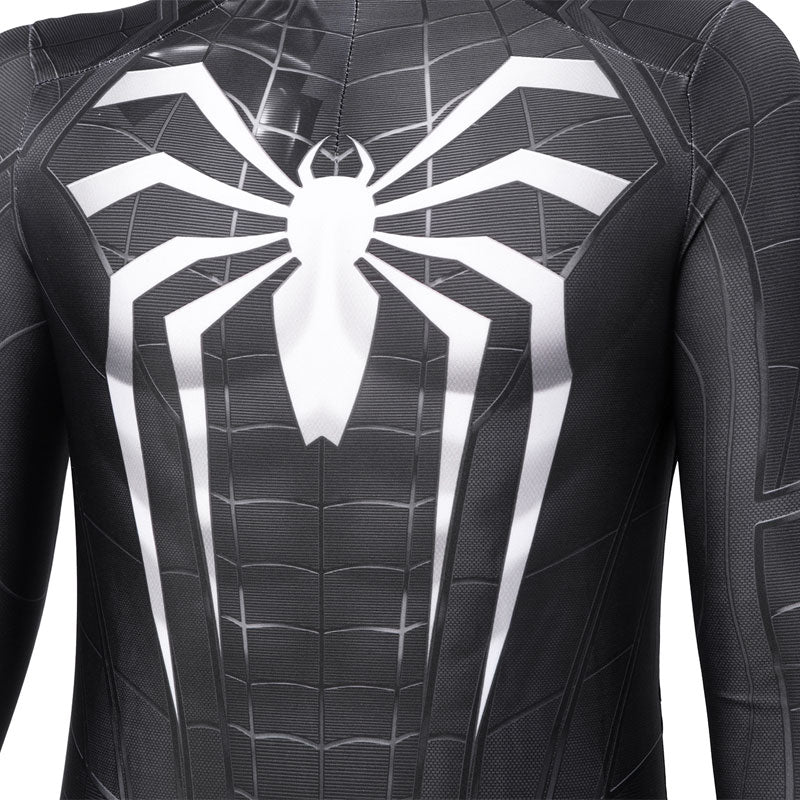 Spider-Man PS5 Miles Morales Symbiote Suit Kids Jumpsuit Costumes