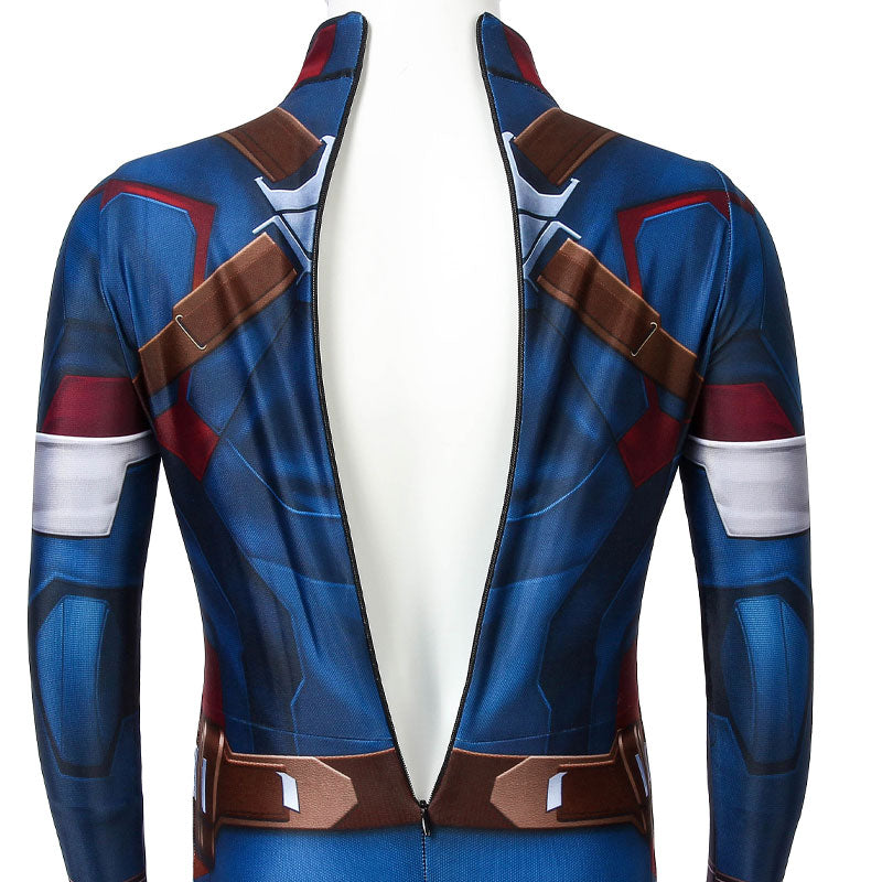 Age of Ultron Captain America Kids Jumpsuit Cosplay Costumes