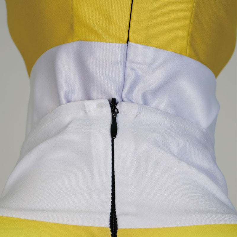 Mighty Morphin Power Rangers Dime Tribe Knight Boi Yellow Cosplay Costumes