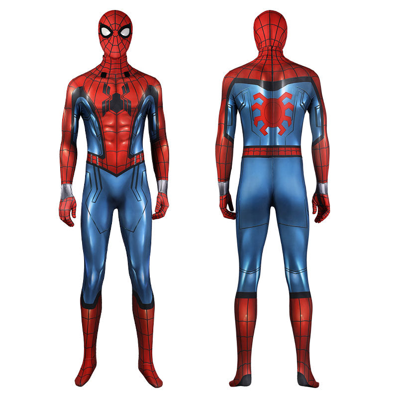 What If - Zombie Hunter Spider-Man Peter Parker Jumpsuit Fullset Costumes