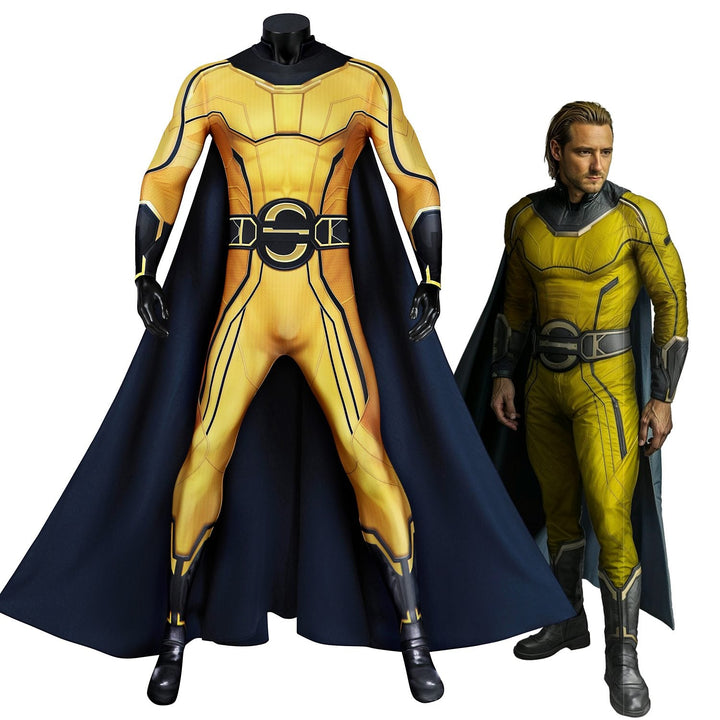 Thunderbolts Sentry Male Jumpsuit with Cloak Cosplay Costumes