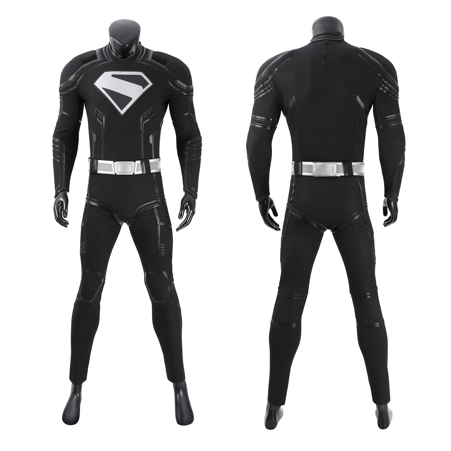 Superman Legacy Clark Kent Black Suit Top Cosplay Costumes