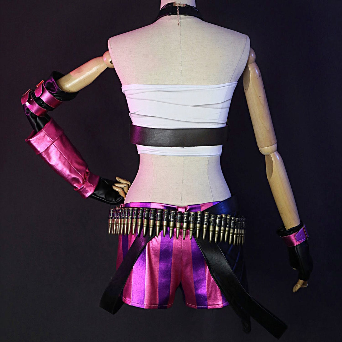 Game LOL Loose Cannon Jinx Top Level Cosplay Costumes