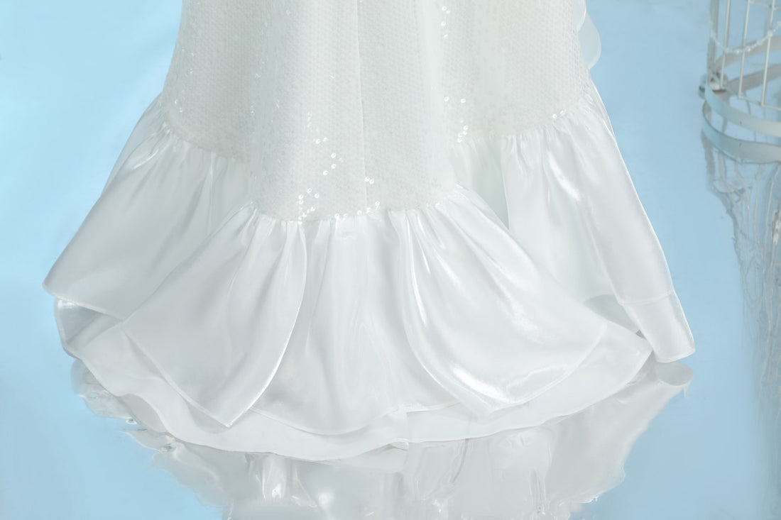 Pre-order Path to Nowhere L.L. Interlude White Dress Top Level Cosplay Costumes