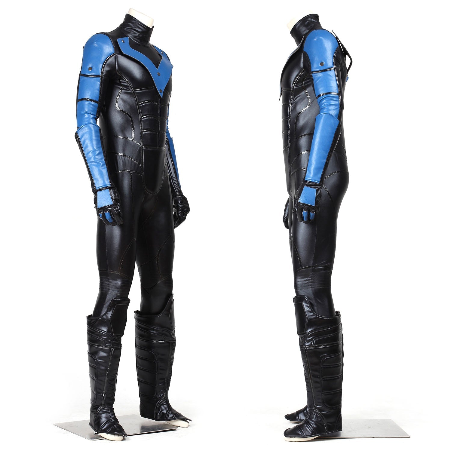 Batman Arkham City Nightwing Dick Grayson Fullset Top Cosplay Costumes