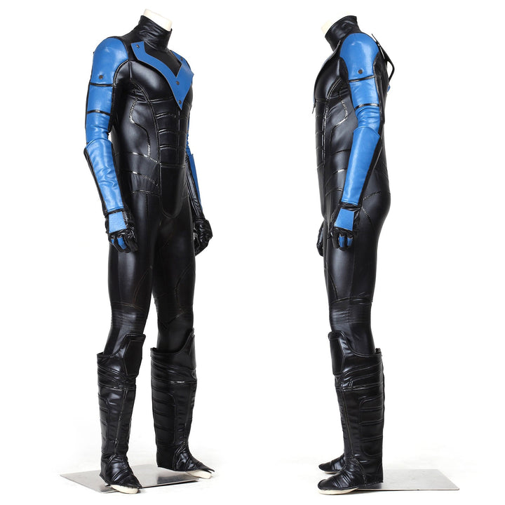 Batman Arkham City Nightwing Dick Grayson Fullset Top Cosplay Costumes
