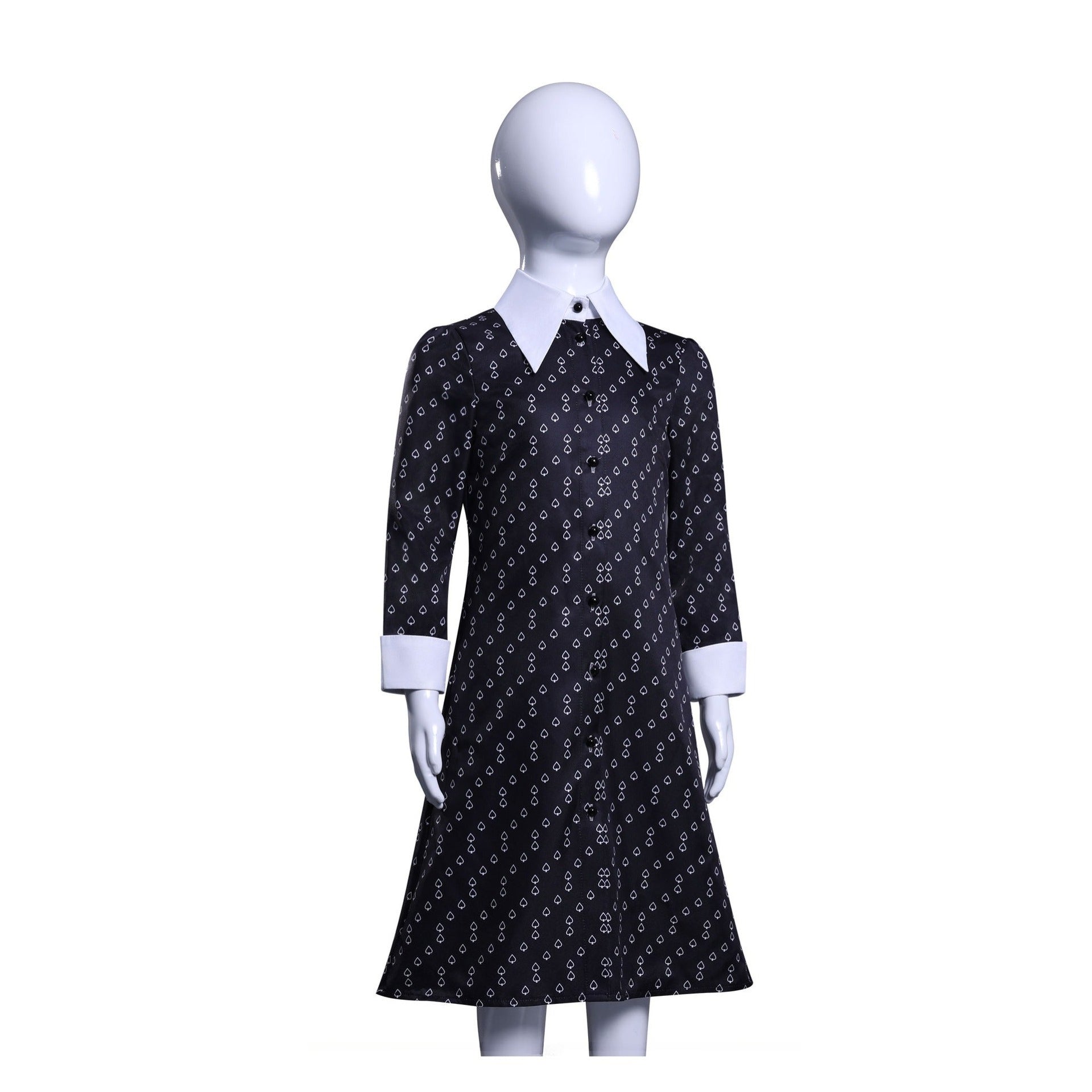 Wednesday 2 Addams Adult and Kids Black Dress Cosplay Costumes