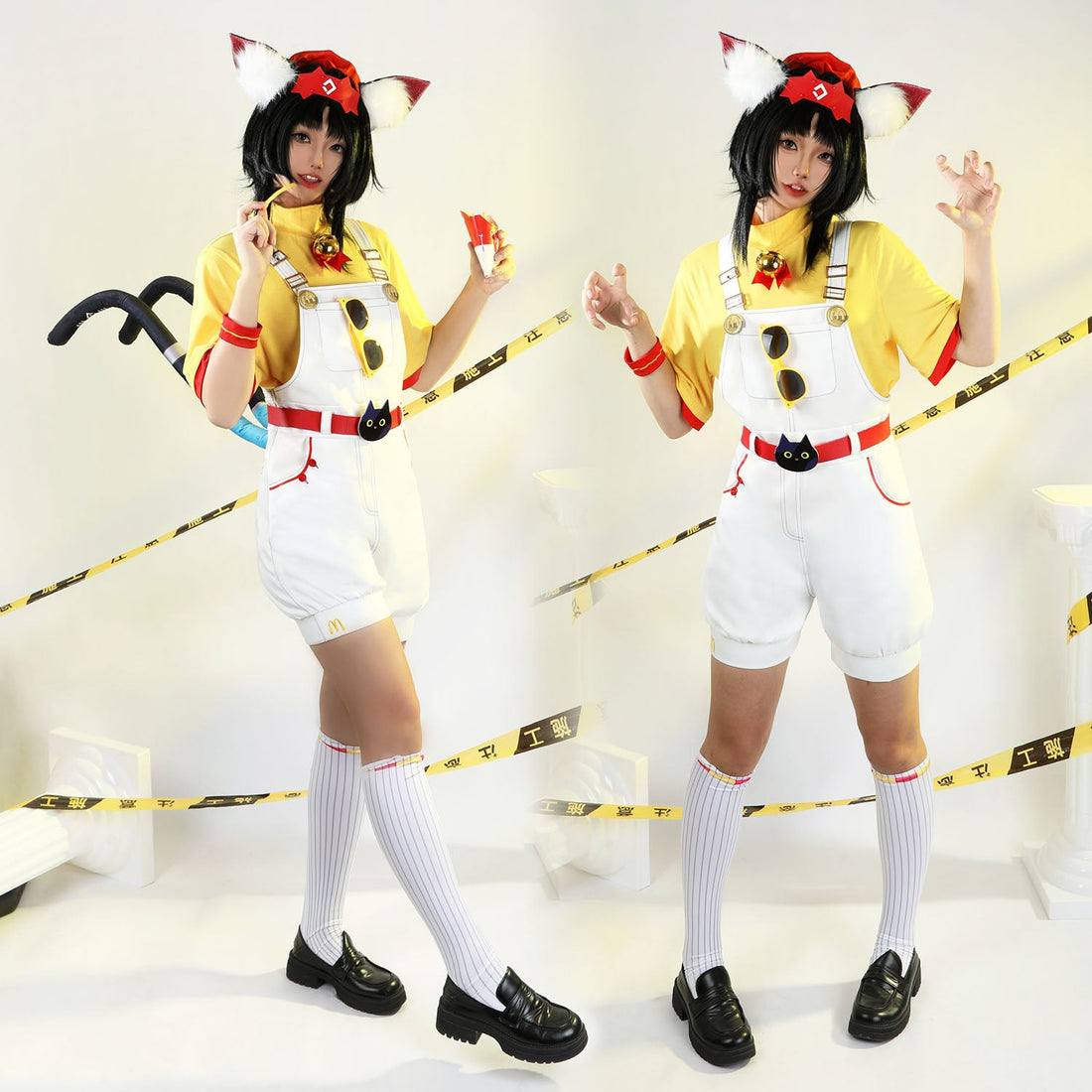 Zenless Zone Zero X Mcdonald Nekomiya Mana Cosplay Costumes