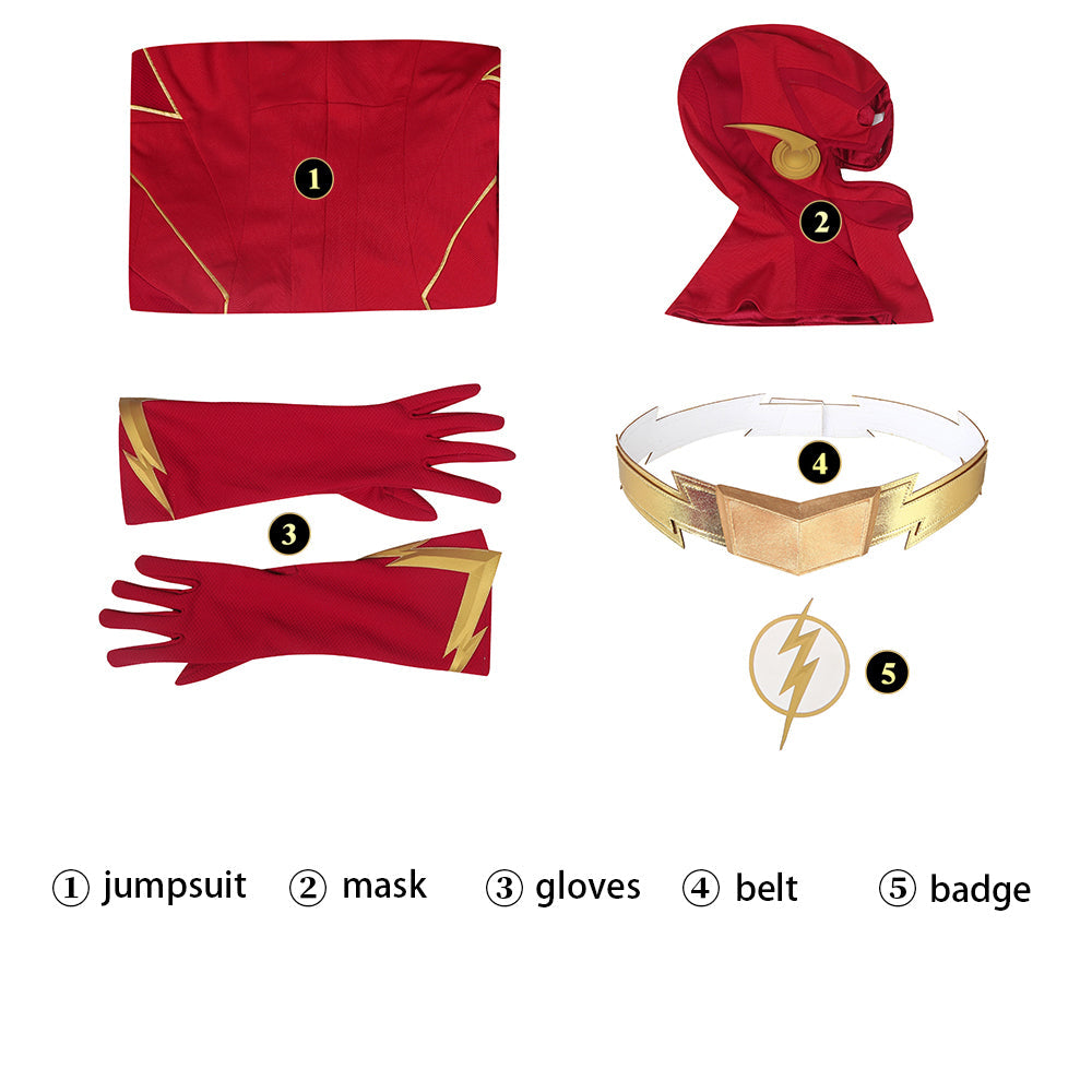 The Flash season 8 Barry Allen Jumpsuit Top Cosplay Costumes