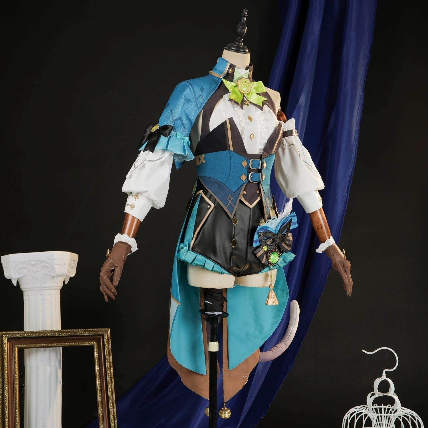 Genshin Impact Phantom in Boots Kirara Cosplay Costumes