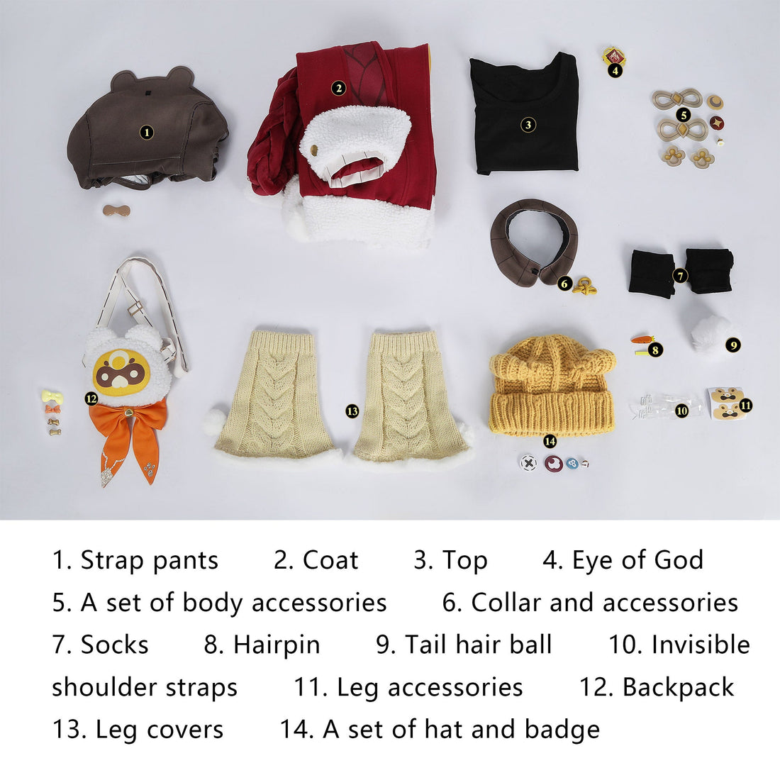 Game Genshin Impact Xiangling Lantern Rite Suit Cosplay Costumes