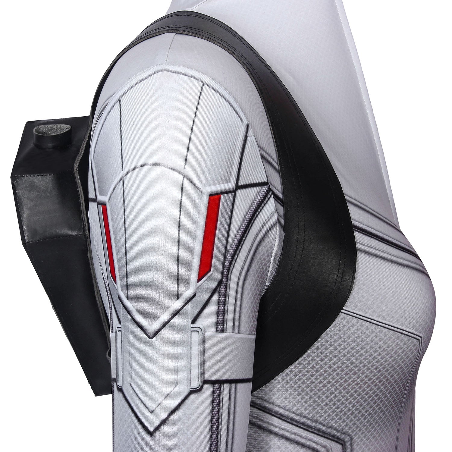 Black Widow Natasha Romanoff White Suit Jumpsuit with Accessories Cosplay Costumes