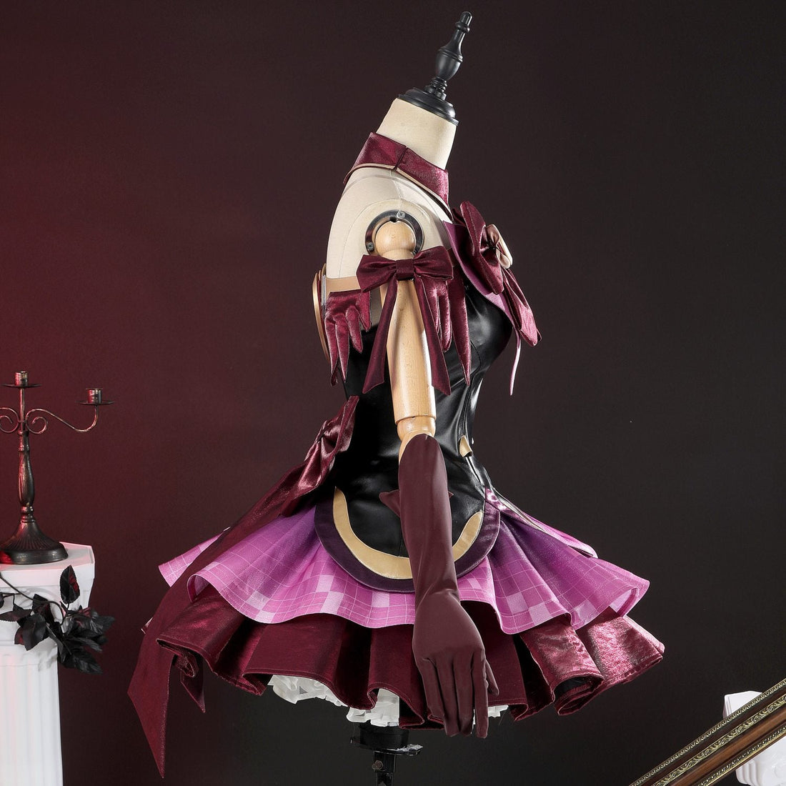 Overwatch 2 Magical Girl Juno Red Black Full Set Cosplay Costumes