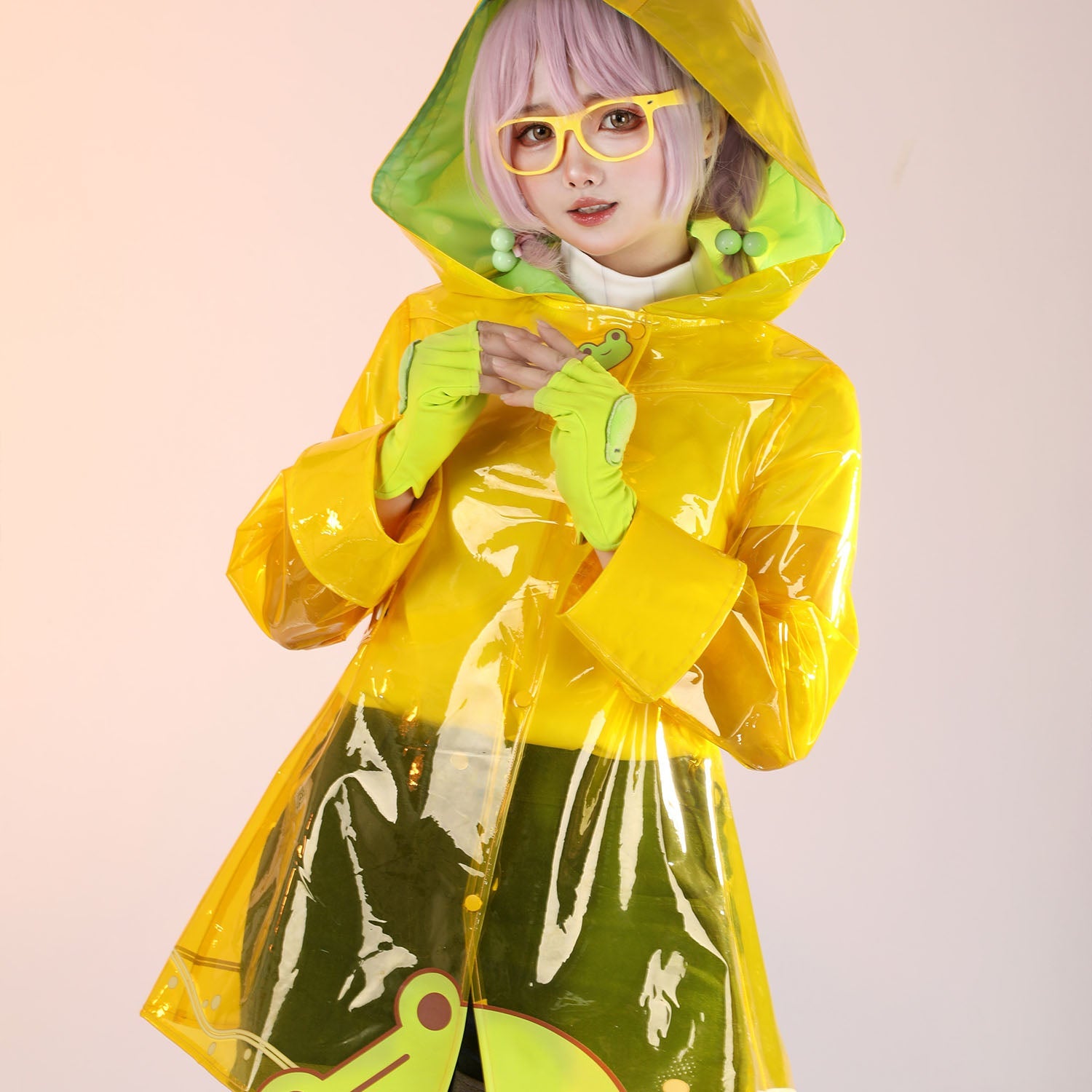 Overwatch 2 Magical Girl Mei Raincoat Full Set Cosplay Costumes