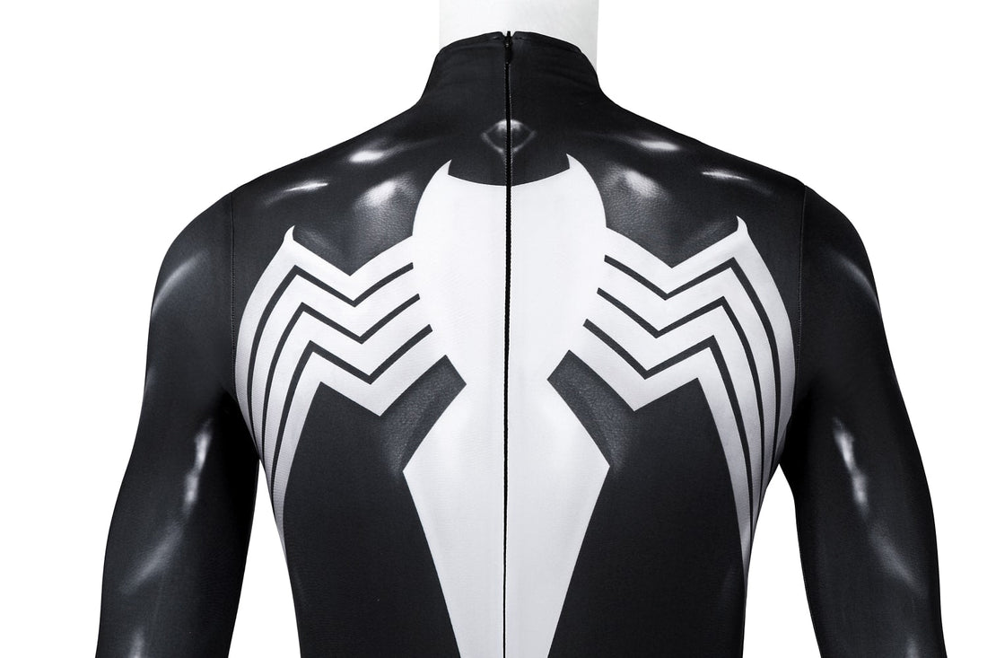 Marvel's Spider-Man 2 Classic Black Suit Male Jumpsuit Cosplay Costumes