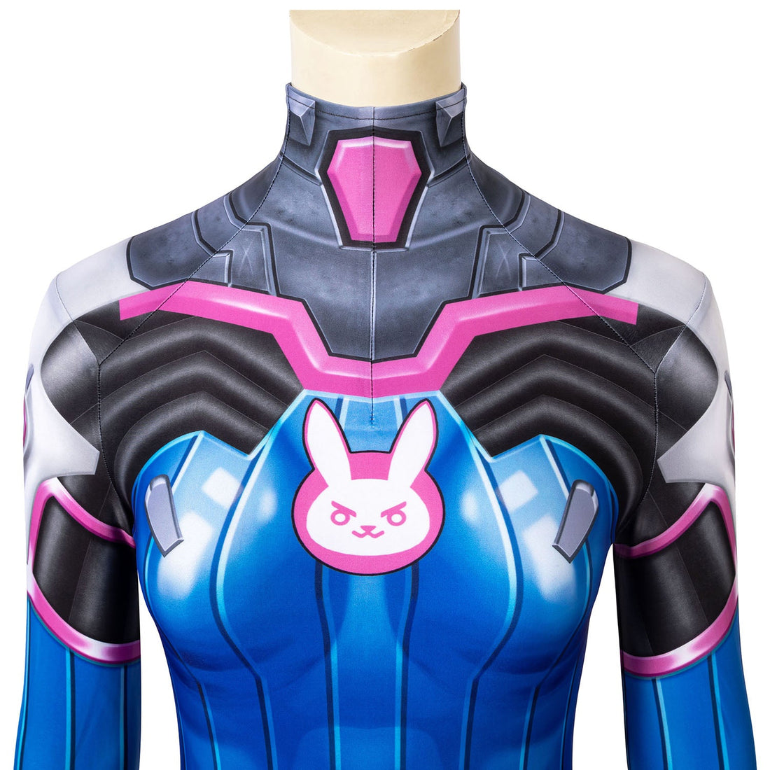 Overwatch D.Va Hana Song Female Blue Jumpsuit Cosplay Costumes