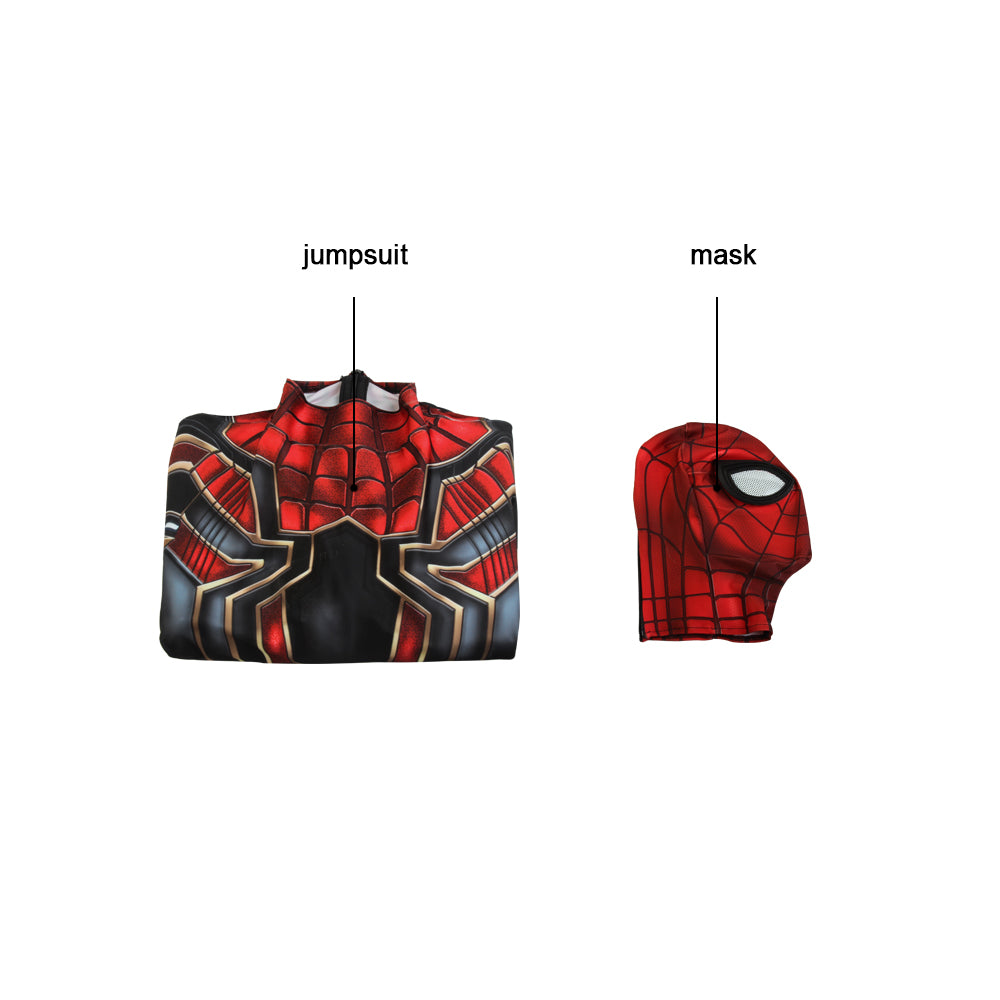 Infinity War Peter Parker Spider-Man Male Jumpsuit Costumes