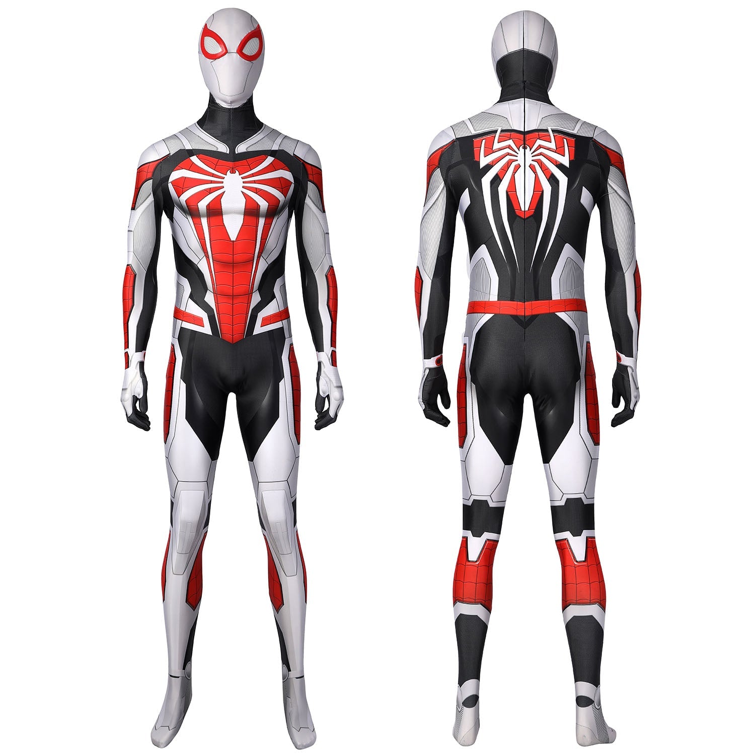 Spider-Man PS5 Remastered New Armoured Advanced Suit Jumpsuit Costumes