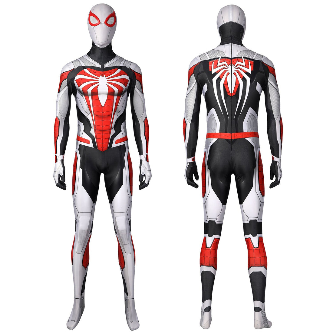 Spider-Man PS5 Remastered New Armoured Advanced Suit Jumpsuit Costumes