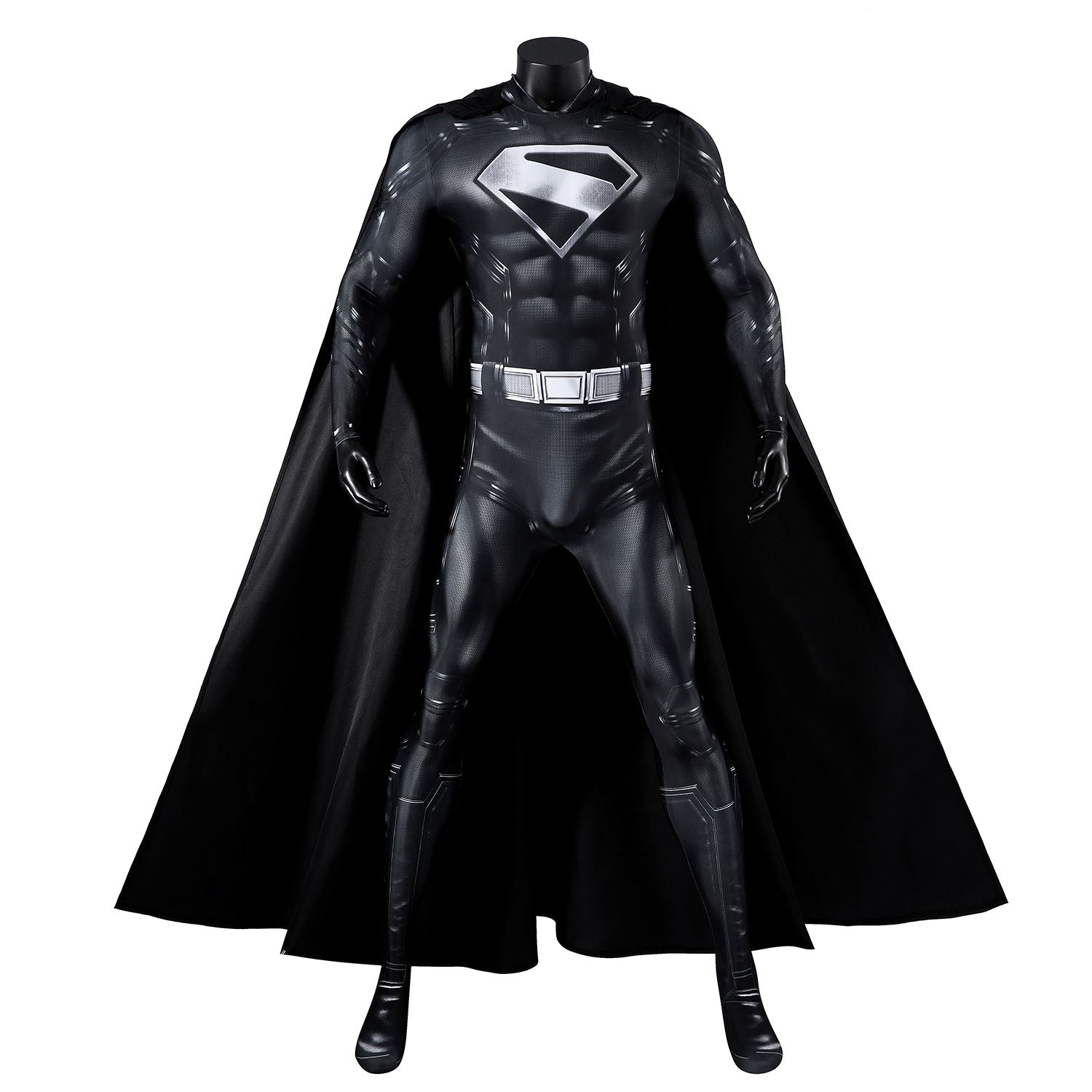Superman Legacy Clark Kent Black Jumpsuit Cosplay Costumes