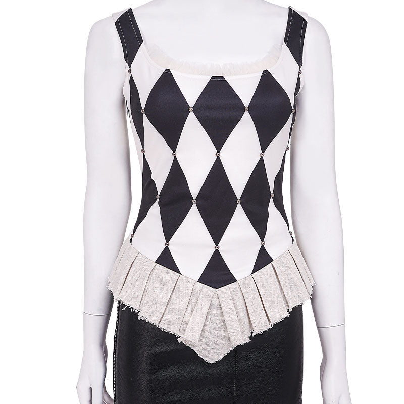 Movie Joker Folie A Deux Harley Quinn Top Cosplay Costumes