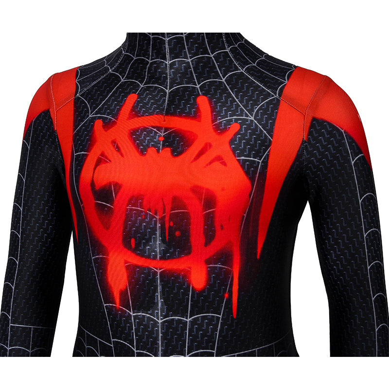 Spider-Man Into the Spider-Verse Miles Morales Kids Jumpsuit Costumes