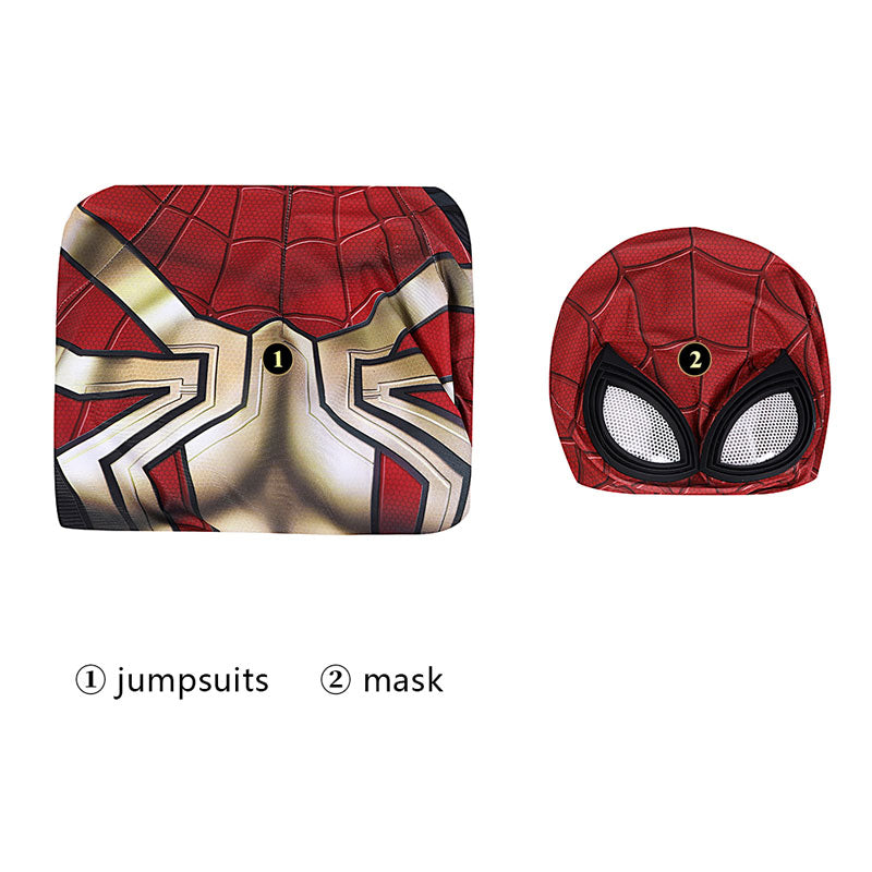 Spider-Man 3 No Way Home Peter Parker Headgear Jumpsuit Costumes