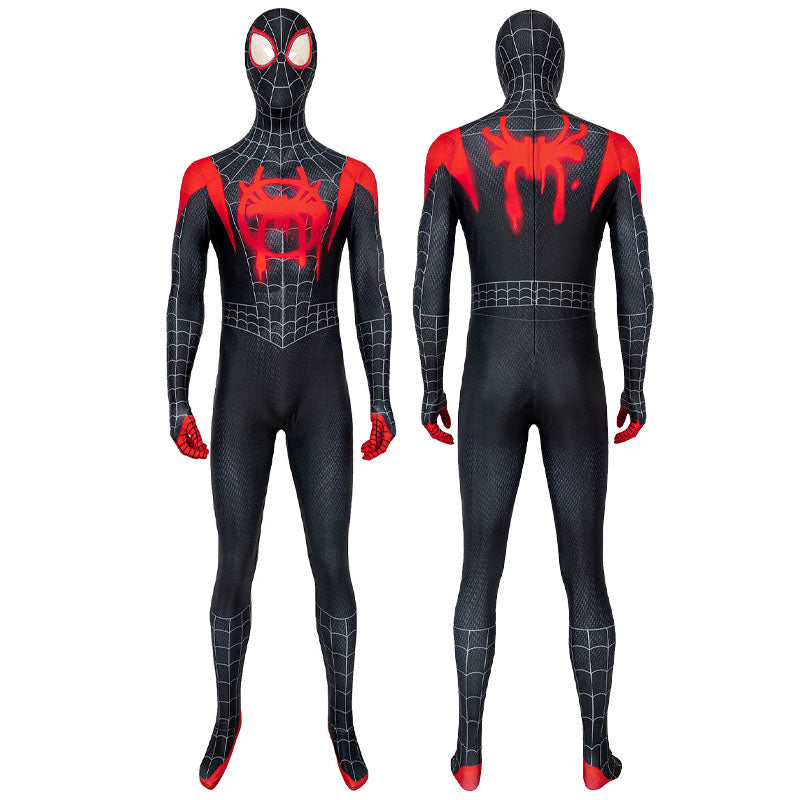 Spider-Man Into the Spider-Verse Miles Morales Jumpsuit with Coat Fullset Costumes