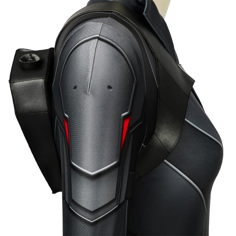 Black Widow Natasha Romanoff Black Suit Jumpsuit Cosplay Costumes