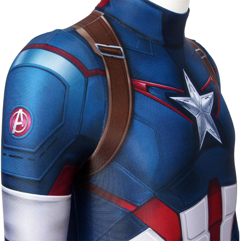 Age of Ultron Captain America Kids Jumpsuit Cosplay Costumes