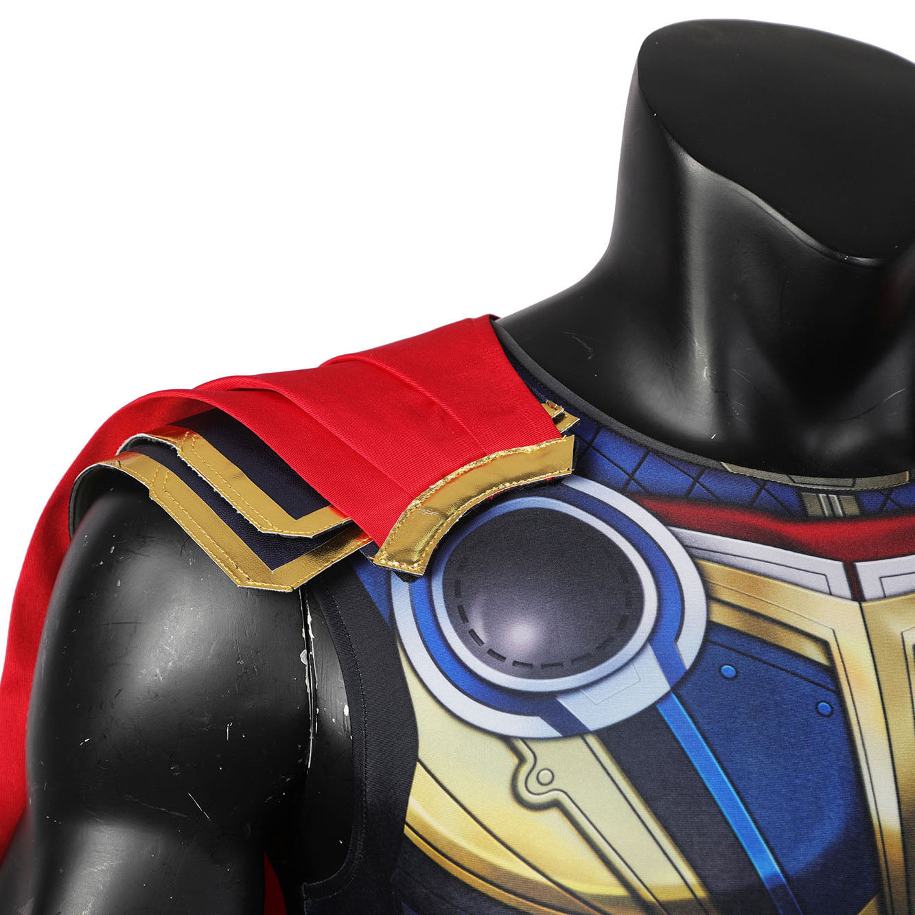 Thor 4 Love and Thunder Male Sleeveless Jumpsuit with Cloak Costumes