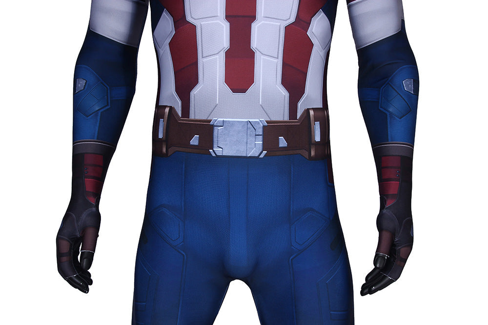 Avengers 2 Age of Ultron Captain America Steven Rogers Jumpsuit Costumes
