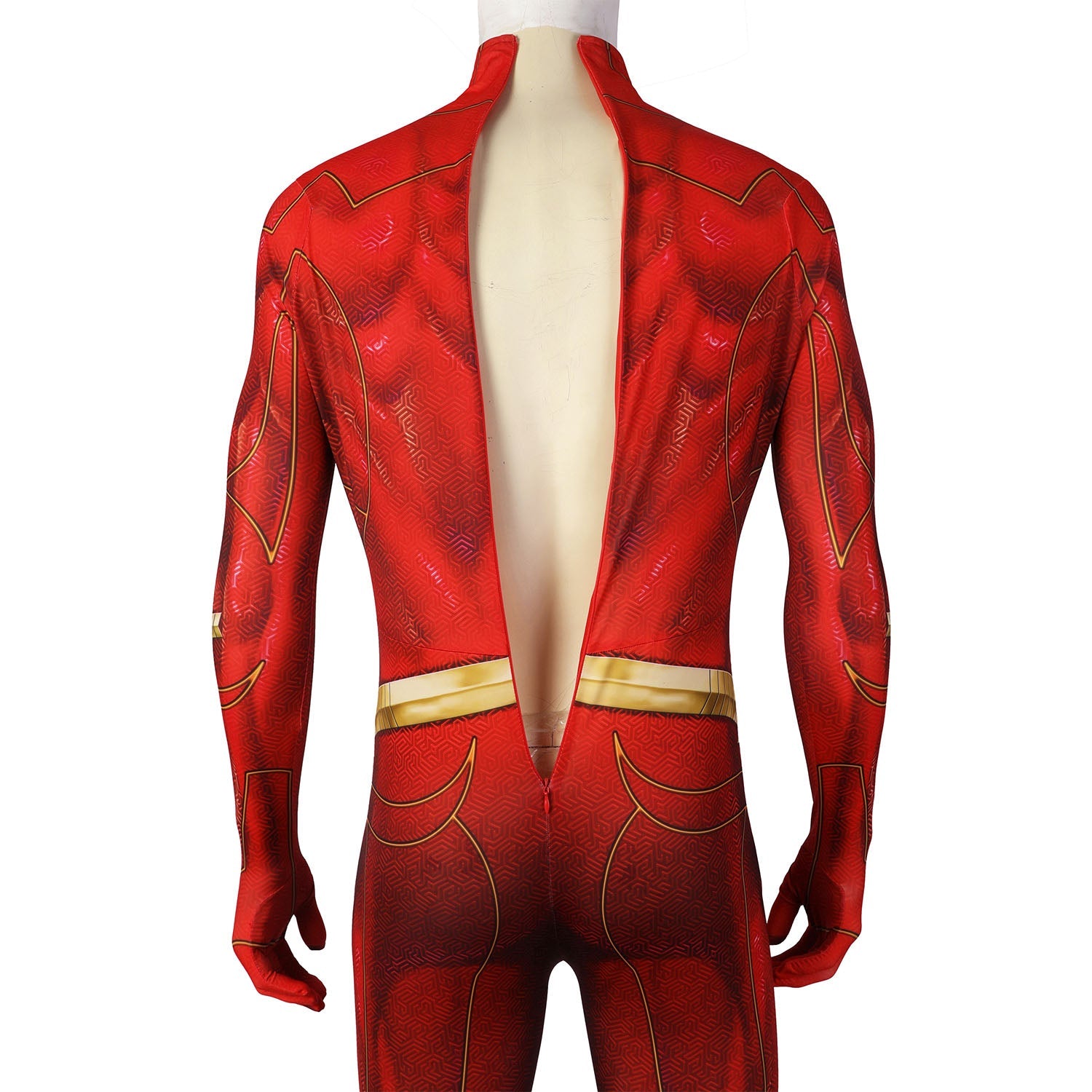 Flashpoint Barry Allen The Flash Jumpsuit with Mask Cosplay Costumes