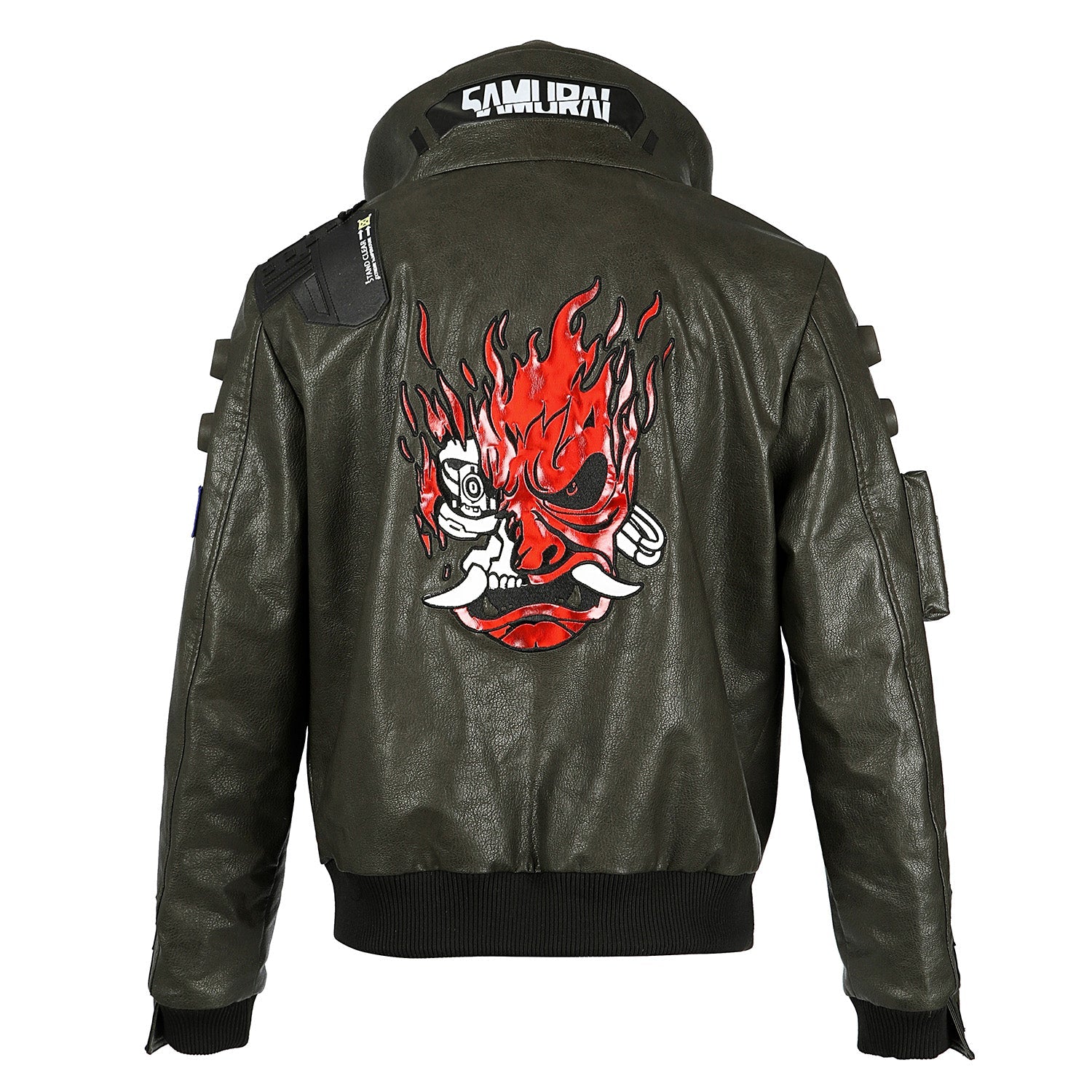 Cyberpunk 2077 V PU Leather Top Level Full Set Cosplay Costumes