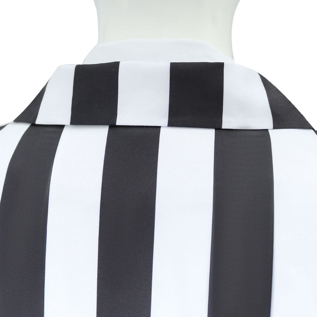 Beetle Juice Michael Keaton Stripe Suit Halloween Cosplay Costumes