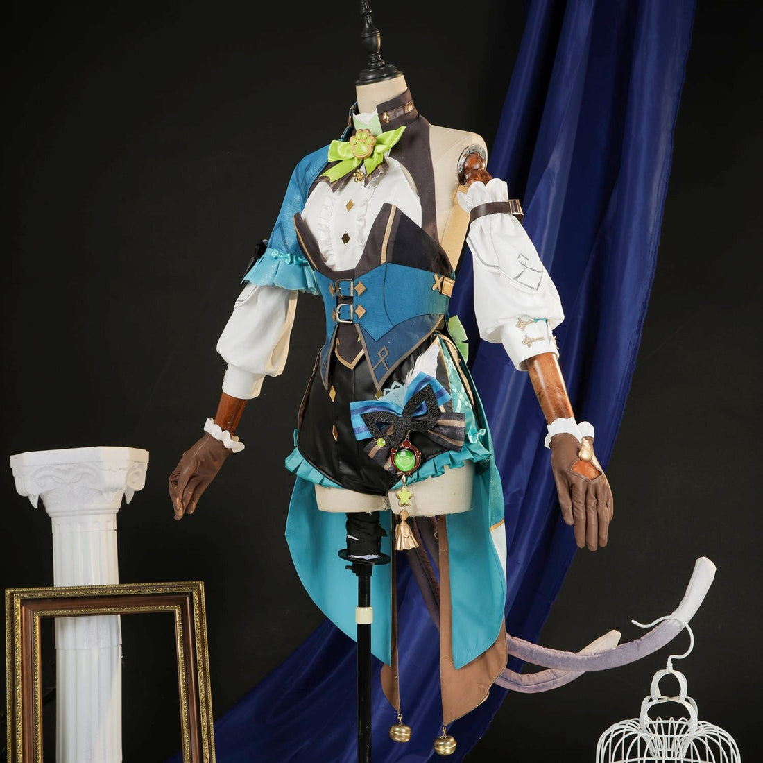 Genshin Impact Phantom in Boots Kirara Cosplay Costumes