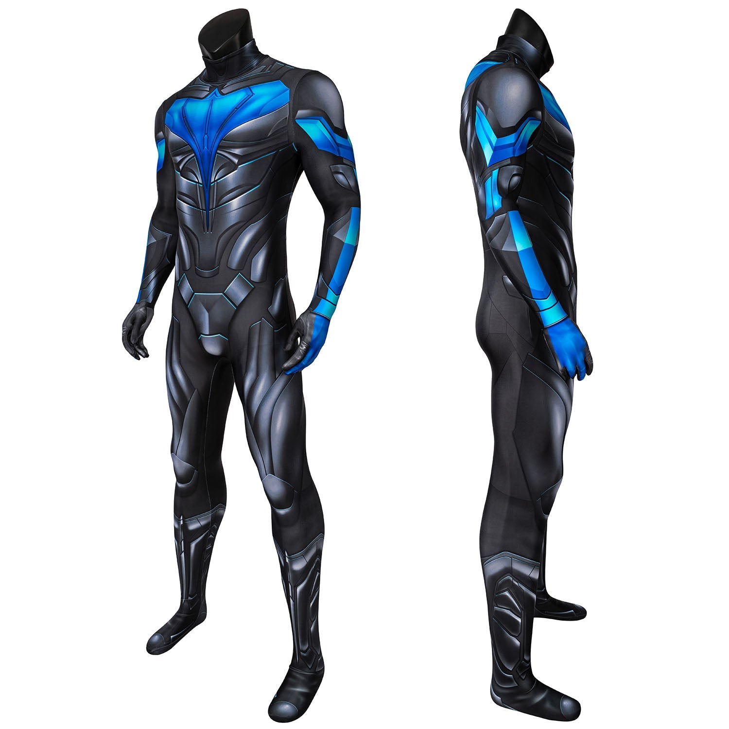 Batman Titans Season 2 Nightwing Male Jumpsuit Cosplay Costumes