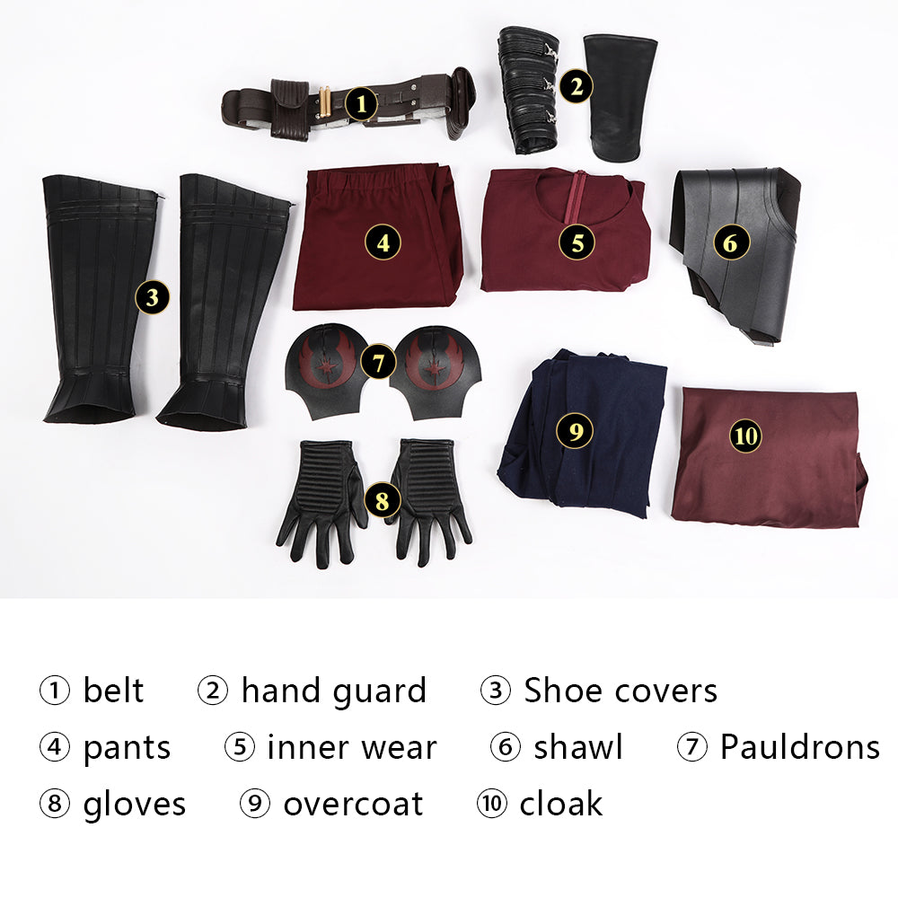 Star Wars The Clone Wars Ahsoka season 1 Anakin Skywalker Top Costumes