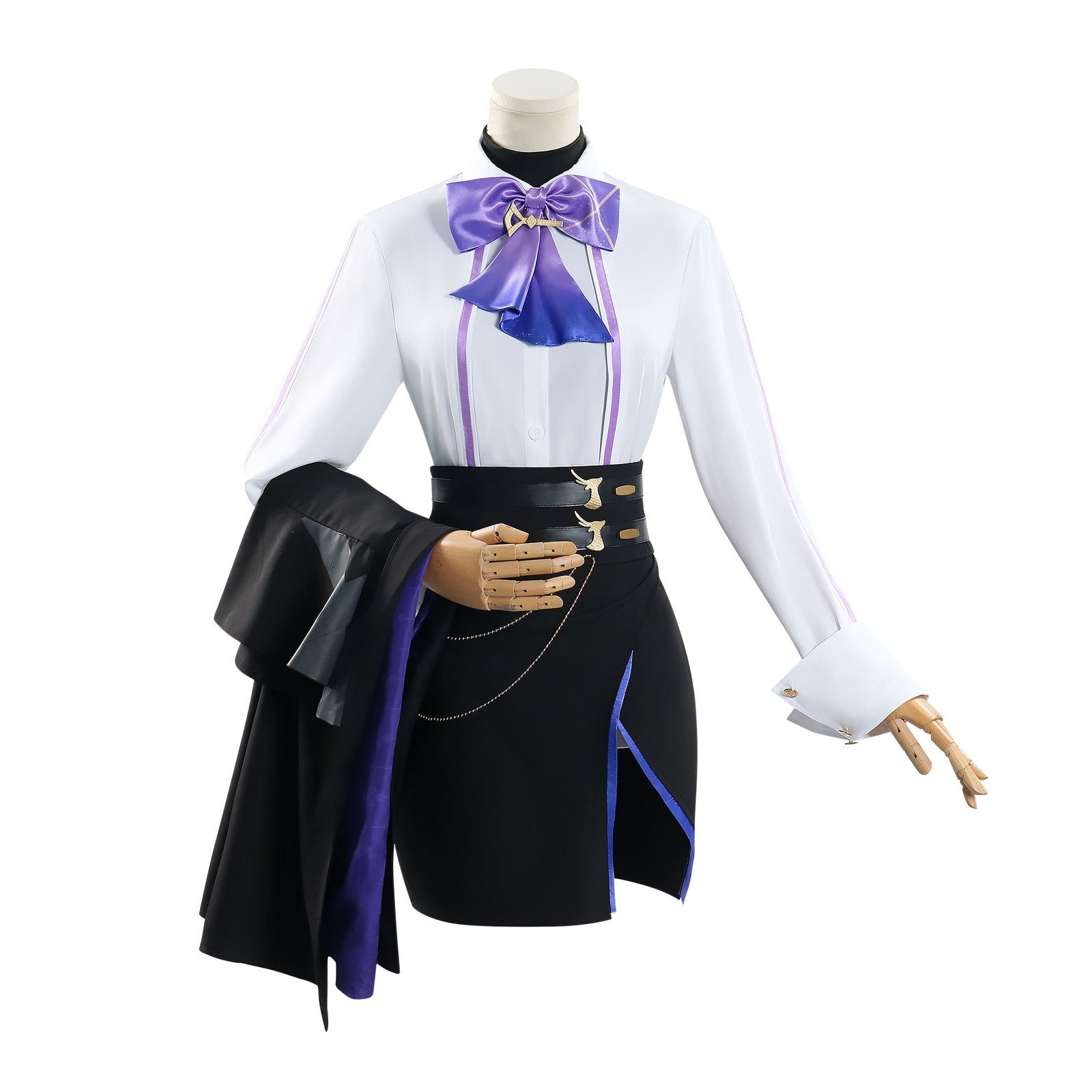 Game Genshin Impact Clorinde X Luckin Coffee Cosplay Costumes