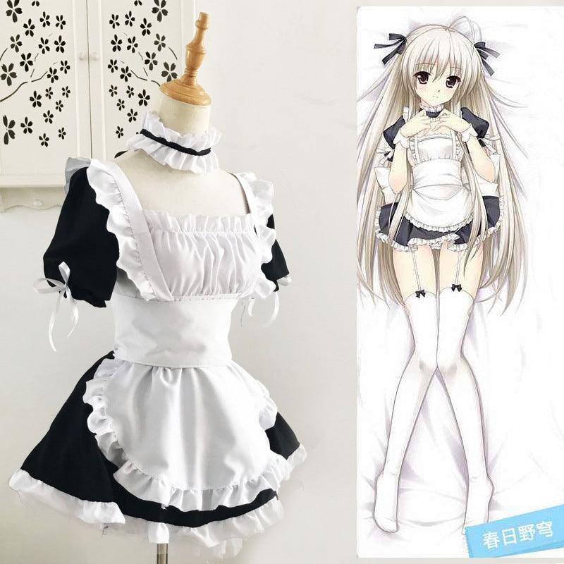 Yosuga No Sora Kasugano Sora Maid Outfit Fancy Cosplay Costume