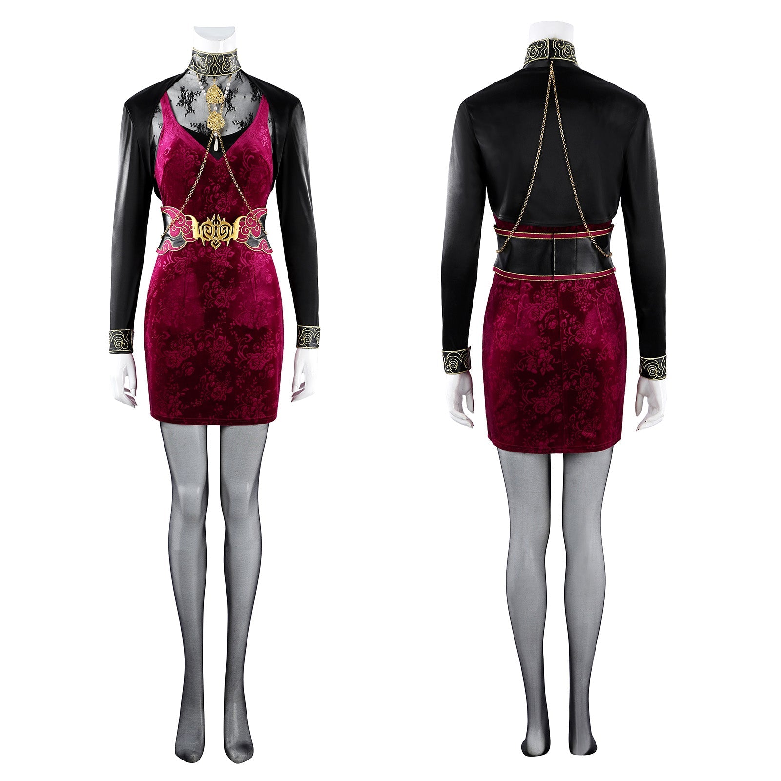 Resident Evil Requiem 30th Ada Wong Full Set Cosplay Costumes