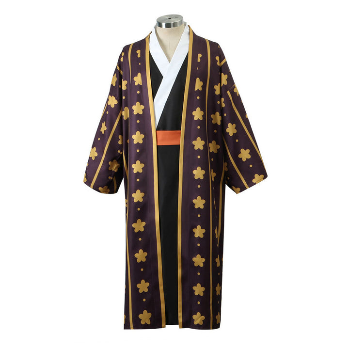 Anime Navigation Trafalgar D. Water Law Kimono Cosplay Costumes