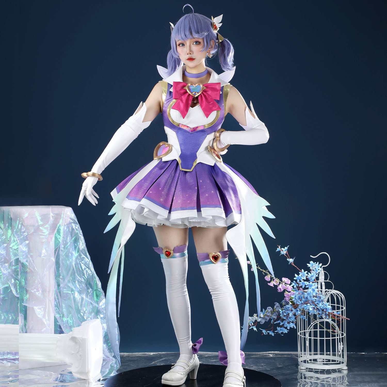 Overwatch 2 Magical Girl Kiriko Dress Full Set Cosplay Costumes
