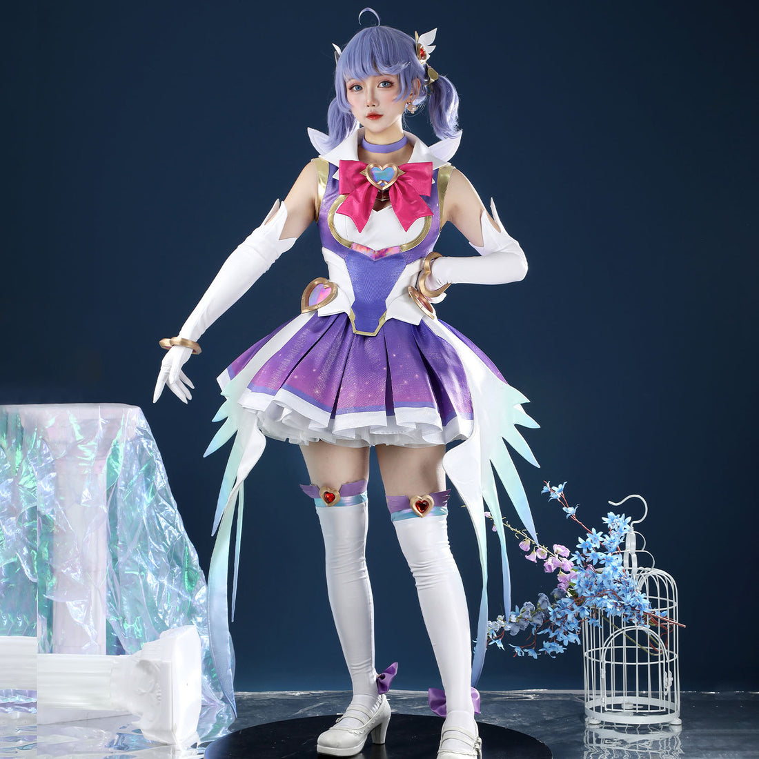 Overwatch 2 Magical Girl Kiriko Dress Full Set Cosplay Costumes