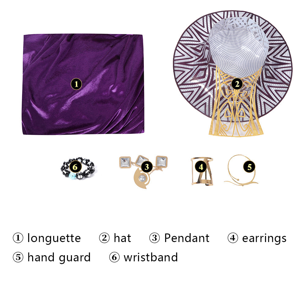 Black Panther 2 Wakanda Forever Queen Ramonda Top Cosplay Costumes