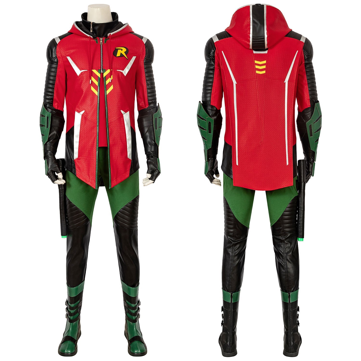 Batman Gotham Knights Robin Battle Suit Top Cosplay Costumes